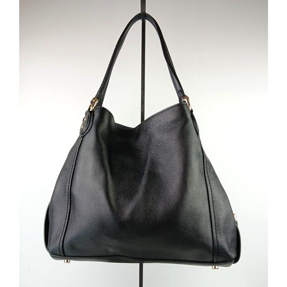 Coach Edie Shoulder Bag In Black Style No. 57122 $474 Retail - Picture 4 of 11
